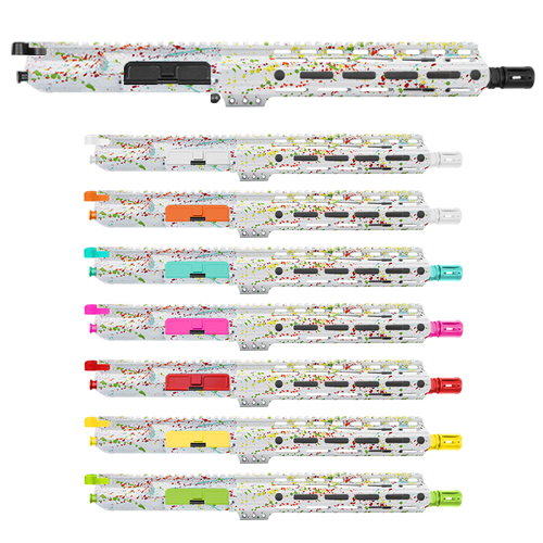 AR15 10.5" 5.56 Upper Receiver White 