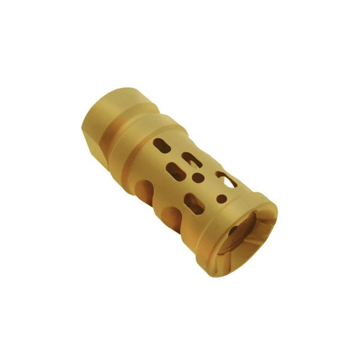 Vigilance Innovations Cerakote Gold 1/2x28 Compensator Muzzle Brake for 5.56 .223 .22lr
