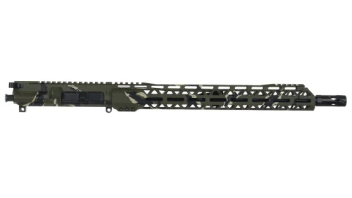 AR-15 5.56 NATO Tiger Stripe Cerakote Upper Receiver | 16" Black Nitride M4 Barrel |  | 1:7 Twist | Carbine-Length Gas System