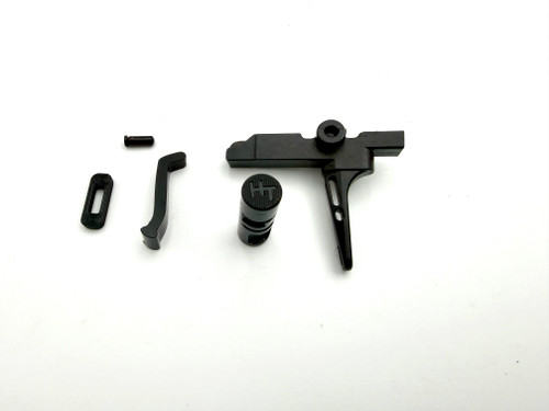 Super Safety Forced Reset Trigger | Knurled Cam | D2 Tool Steel | Straight or Curved Trigger