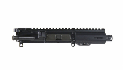 AR-15 4.5 inch 7.62x39 pistol upper receiver with Parkerized heavy barrel and M-LOK handguard