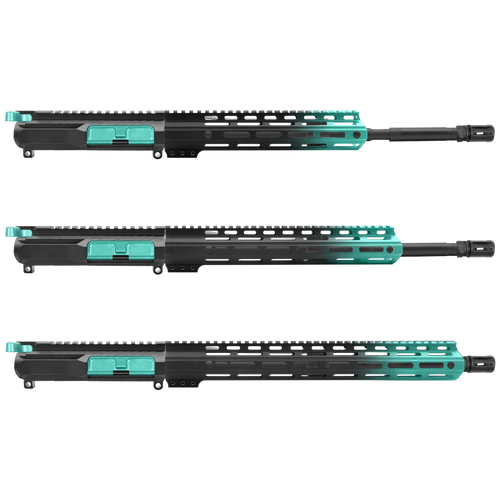 AR15 16" Upper Receiver 5.56 AR15-Upper AR15-Upper-Receiver Blue Upper (2)