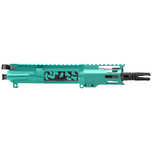 AR15 5" Upper Receiver 5.56 AR15-Upper AR15-Upper-Receiver Blue Camo Upper (2)