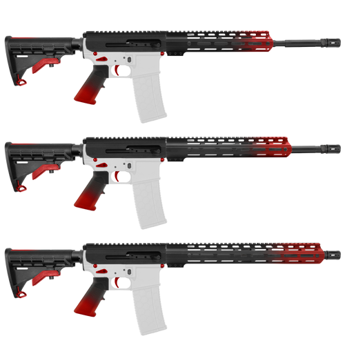 AR15 16" Upper Receiver 5.56 AR15 Upper Lower Build Kit Lower Parts Kit (4)