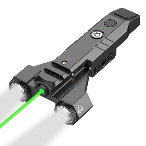 Dual Flashlight & Green Laser Sight Combo
