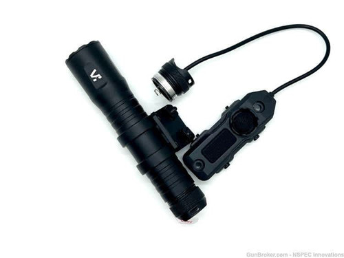 VI MLOK Flashlight Pressure Switch Flashlight MLOK Canted Mount Flash Light VI MLOK Flashlight Pressure Switch Flashlight MLOK Canted Mount Flash Light