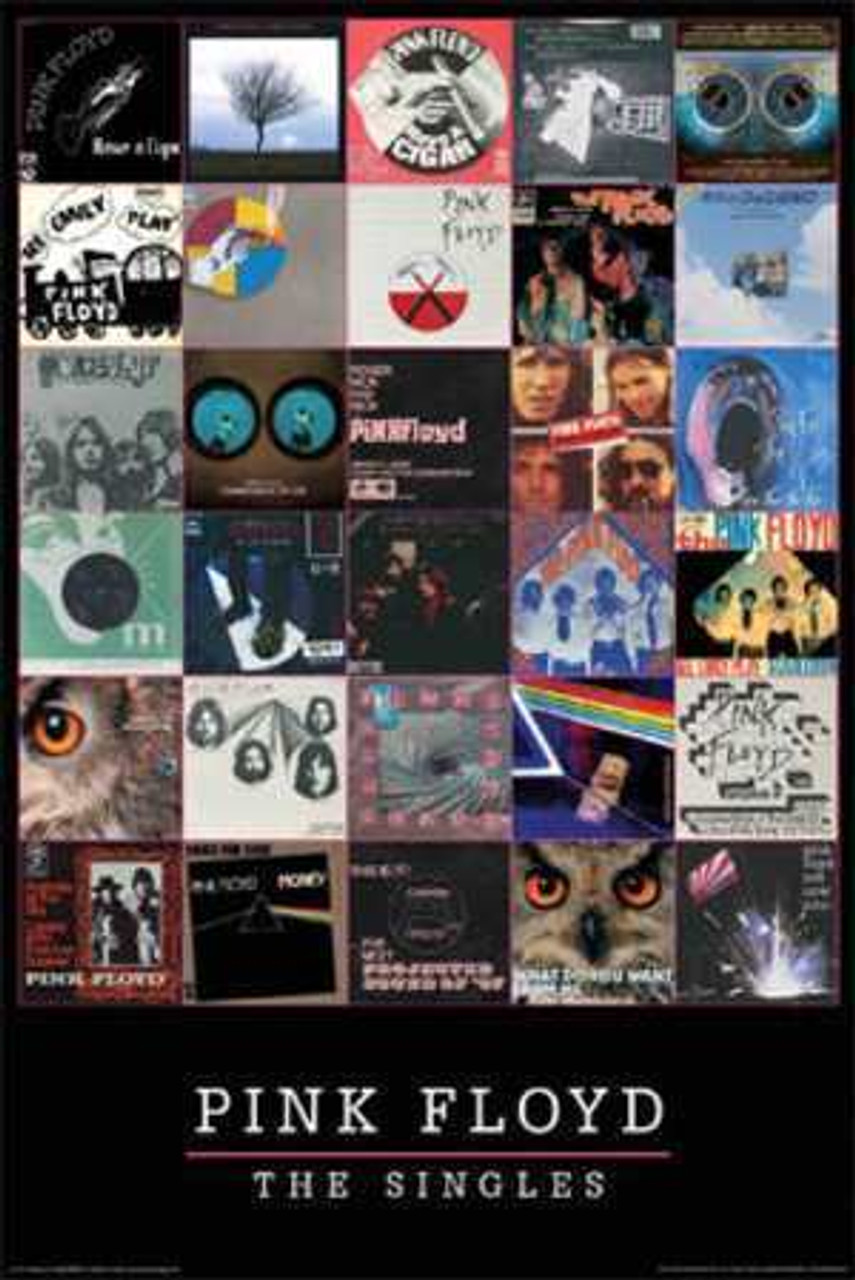 pink floyd collage poster