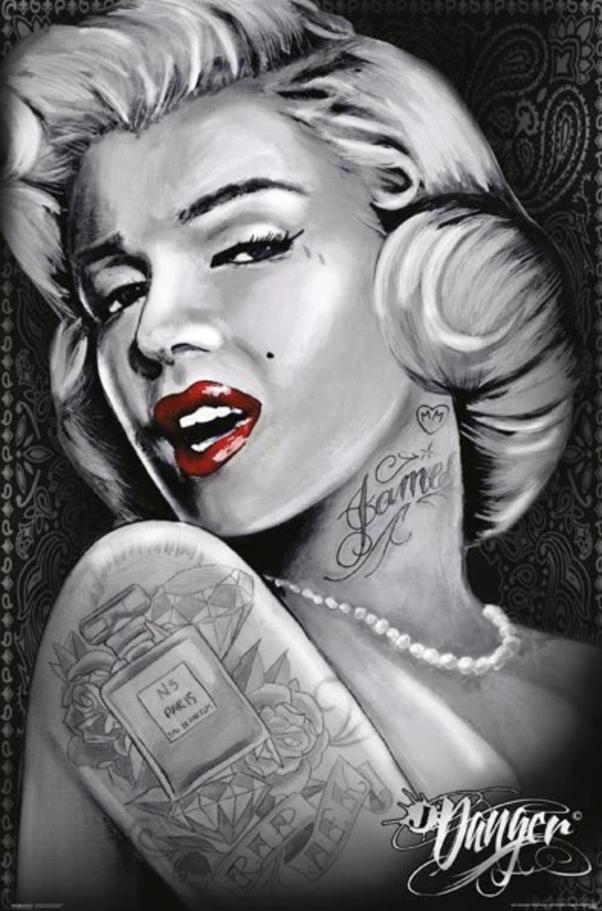 Wall Decor  Original Marilyn Monroe Tattoo Print  Poshmark