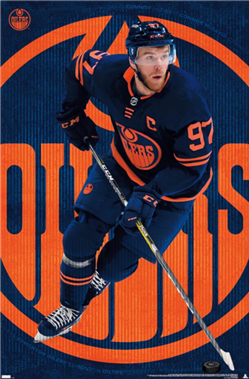 Connor McDavid for Edmonton Oilers fans Poster for Sale by Rada-Designs