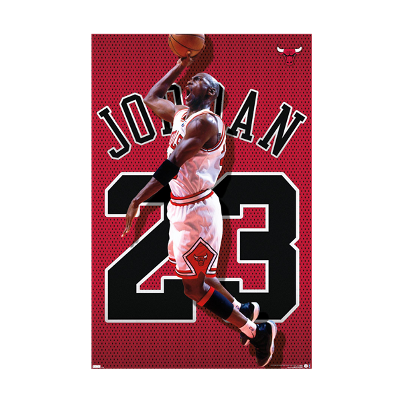 Michael Jordan - Jersey Wall Poster, 22.375 x 34 