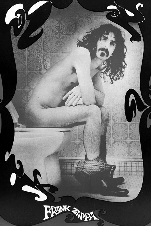 Frank Zappa - Toilet Poster