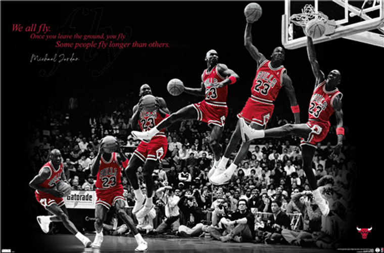 Michael Jordan - Michael Jordan Fly Poster

Nostalgic Poster

Poster Size 34" x 22.375"