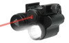 UTG Sub-Compact LED Light w/Aiming Adjustable Red Laser