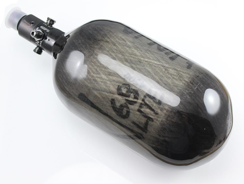 Ninja Paintball 68/4500 LITE Carbon Fiber HPA Tank - Black