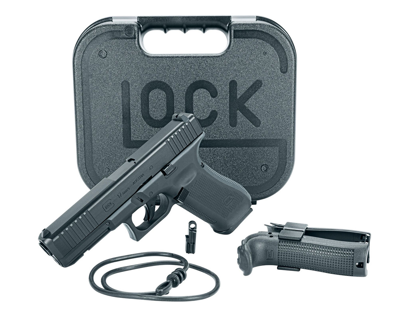 GLOCK 17 T4E PISTOL PACK BLACK CAL 0.43 + RUBBER AND PEPPER BALLS - Wicked  Store