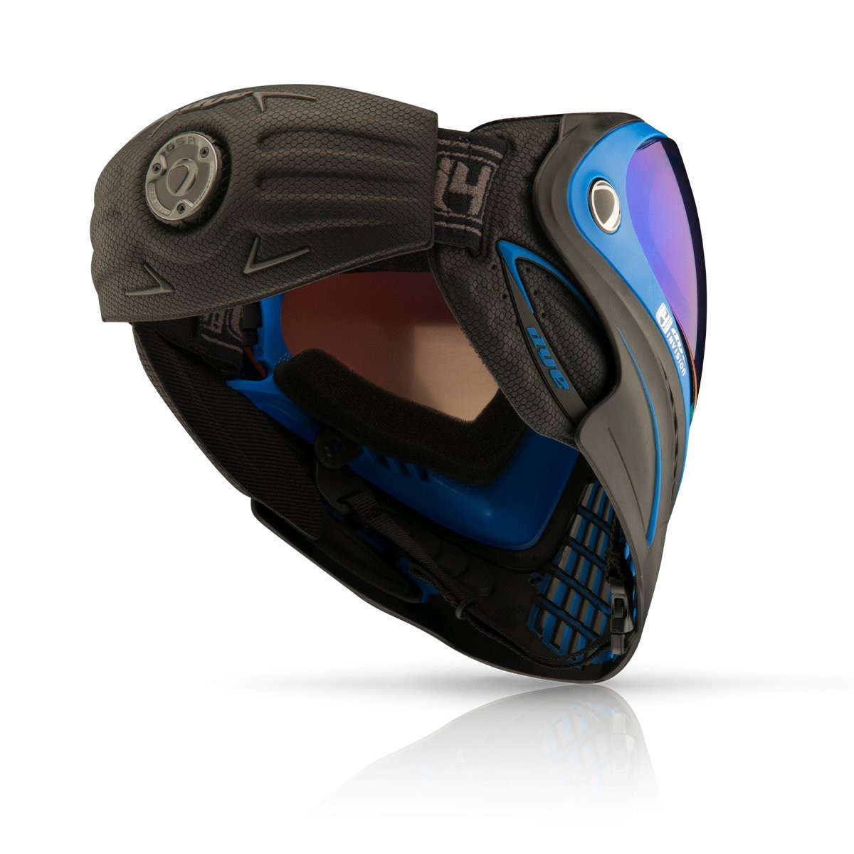 DYE Paintball i4 Pro Goggles - Seatec Black/Blue | ROCKSTAR Tactical