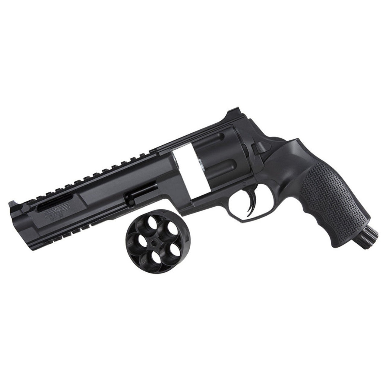 Umarex T4E TR 50 RAM Home Defense Revolver cal.50 incl. 2 Additional  Magazines, 250 Paintballs cal.50 & 30x CO2 capsules