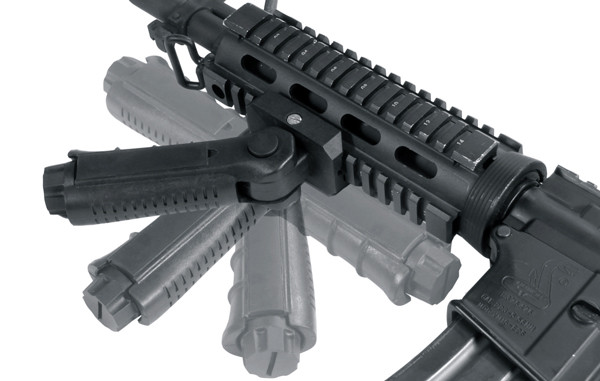 UTG Ambidextrous Folding Foregrip Black (RB-FGRP170B) | ROCKSTAR