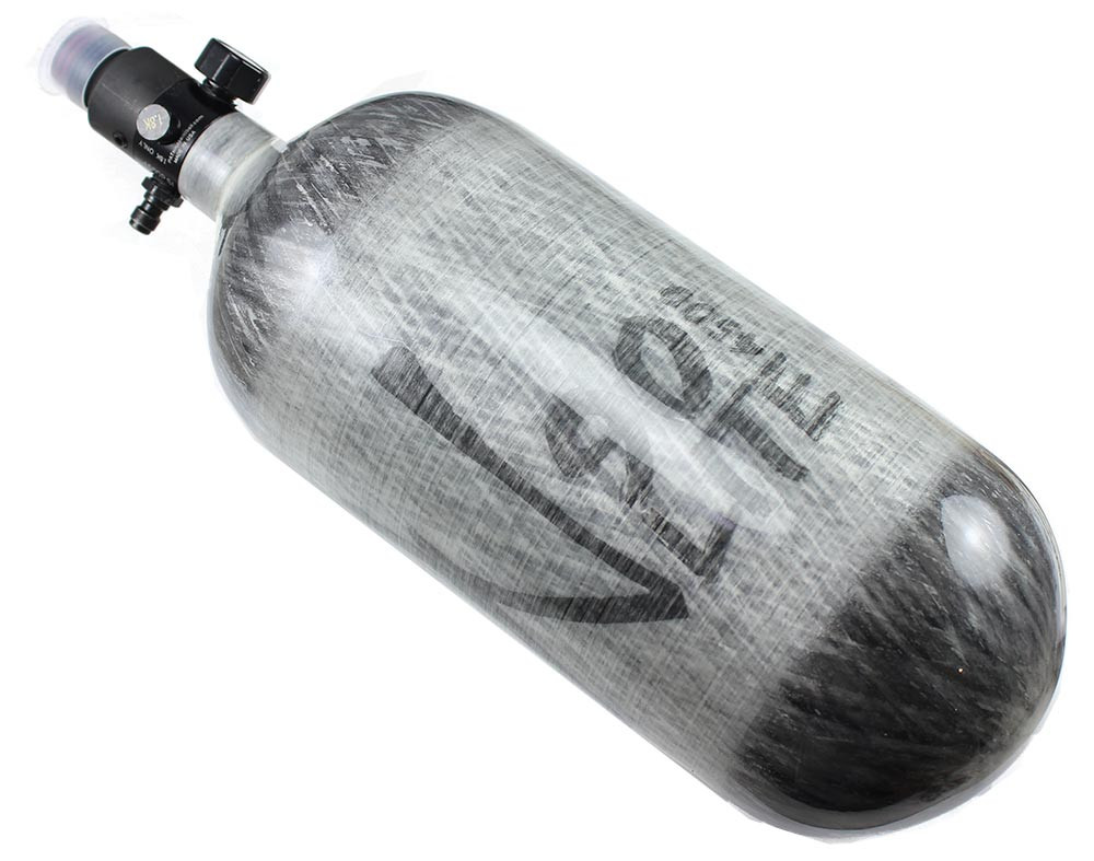 Ninja Paintball 90/4500 Grey Ghost LITE Carbon Fiber HPA Tank