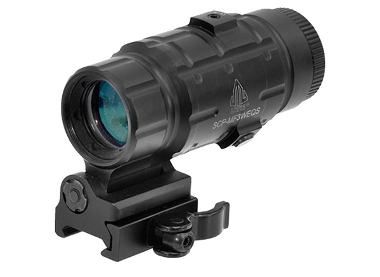 UTG 3X Magnifier with Flip-to-side QD Mount (SCP-MFSWEQS