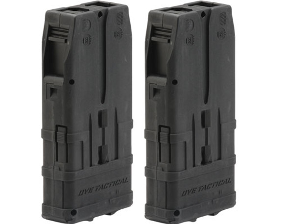 DYE Paintball DAM 10rd Magazine 2 Pack - Black