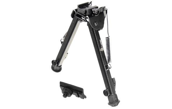 UTG Super Duty Bipod w/QD Lever Mount/Cent Ht 8.0"-12.8"