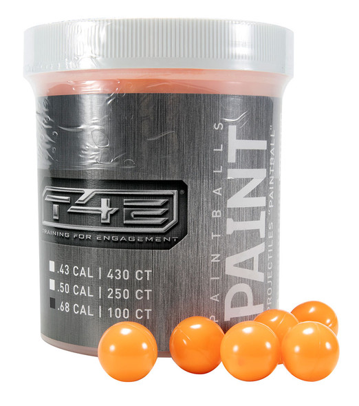 T4E .68 Cal Paintballs 100 CT - Orange