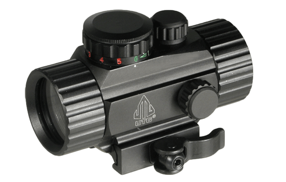 UTG 4.0" Combat Red/Green Sight w/ QD Circle Reticle