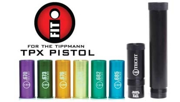 TechT Paintball iFIT Barrel Bore 6 Piece Kit - TiPX TechT Paintball iFIT Barrel Bore 6 Piece Kit - TiPX