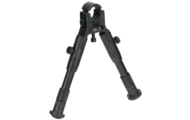 UTG New Gen Reinforced Clamp-on Bipod w/Cent Ht 6.2"-6.7"