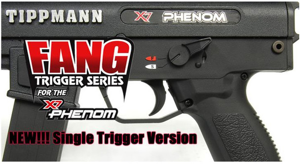 TechT Paintball Fang Single Trigger - X7 Phenom