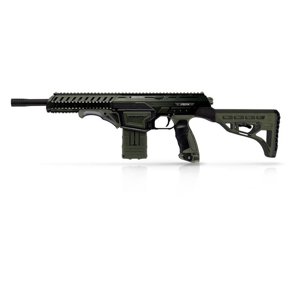 DYE Assault Matrix Paintball Gun (DAM) - Black/Olive Forest Fade