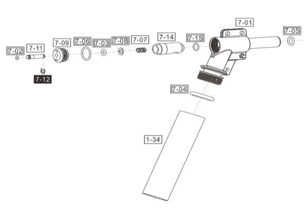 Umarex T4E 7-05 Valve Oring
 