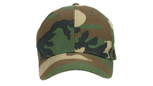 Low Profile Ball Cap - Woodland Camo