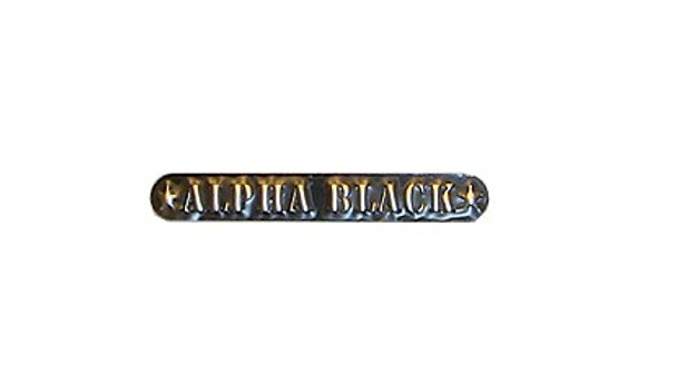 Alpha Black Name Plate - TA06022