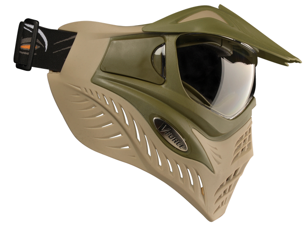 VForce Grill Paintball Goggles - Dual OD / Desert Tan