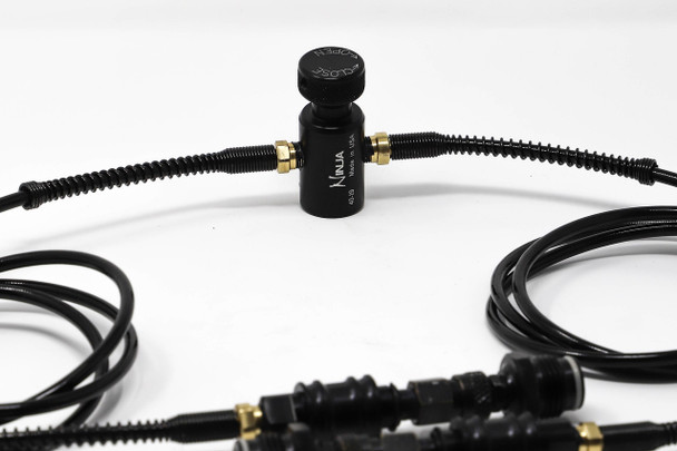 Ninja Microbore Dual Remote Line w/ Slide Checks