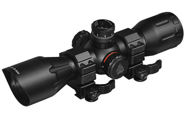 UTG 4X32 1" Crossbow Scope w/ RGB 5-Step Reticle/ QD Rings