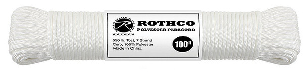 Rothco Paracord Polyester 7 Strand 550lb 100' Roll