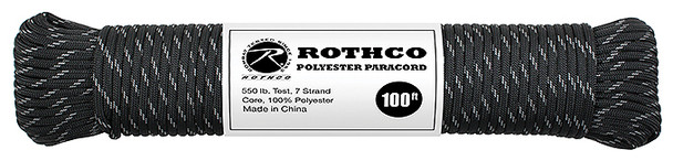 Rothco Paracord Polyester 7 Strand 550lb 100' Roll