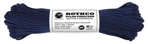 Rothco Paracord Nylon Type III 550lb 100' Roll