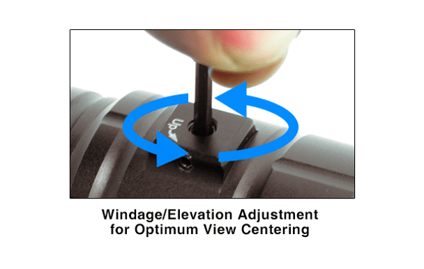 UTG 3X Magnifier with Flip-to-side QD Mount - W/E Adjustable