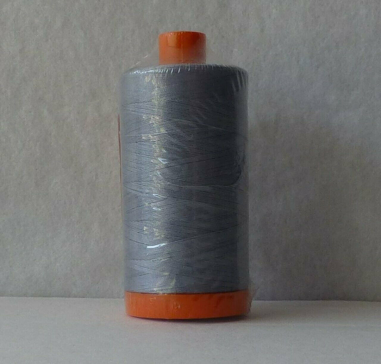 Aurifil Mako Cotton Thread Grey Smoke 5004 50Wt 1422Yd