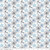 White Floral Blue Stitch Collection Cotton Fabric by Riley Blake Designs