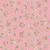 Rose Garden Small Bouquets  on Pink Cotton Fabric by Quilt Gate by the yard