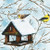 Winter Visitors- Chickadees Cotton Fabric by Robert Kaufman Sold by the Yard