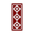 Red Star Table Runner Quilt Pattern -Measures 23" x 57" Quilt Woman
