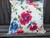 April Showers Decorative Pillow Cover18 in Square Cotton Fabric and Made by Sue