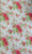 Roses on White Cotton Fabric Sold by the Yard Mook Fabrics