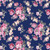 Promise Me Grandiflora Flowers Blue by Pat Sloan Cotton Fabric Benartex Sold BTY